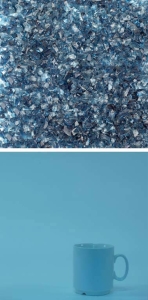 Oceanside Glas,Krösel,grob,System 96,AK 96,transparent,ozeanblau,graublau,hell stahlblau,Code 5382,ca. 100 g,Artikelnummer 9672118.