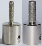 Diamant-Schleifdorne,Ø 3 mm und Ø 6 mm