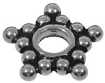 Intermediate parts,ethno style,stars,925 Sterling Silver 
