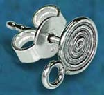 Ohrstecker " Bali " , mit Öse