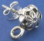 Ohrstecker " Ethno " , mit Öse