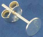 Ohrstecker mit Klebefläche,mit Platte,925er Sterling Silber