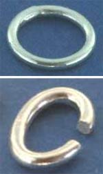 Ringe,Biegeringe,Spaltringe,925er Sterling Silber