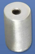 Zylinder,rund,925er Sterling Silber,satiniert