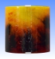 Preview: Wall lamp,red,orange,yellow,amber,black,width ca. 25 cm
