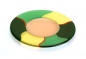 Preview: Dessert plate,Ø ca. 28,5 cm,champagne,green,yellow