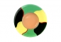 Preview: Dessert plate,Ø ca. 28,5 cm,champagne,green,yellow