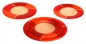 Preview: Menu Plates,Glass Cover,four-part,champagne,red,orange