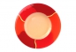 Preview: Menue plate,Ø ca. 33 cm,champagne,red,orange