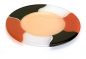 Preview: Menu Plates,Glass Cover,four-part,champagne,brown,black,white