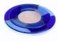 Preview: Dinner plate,Ø ca. 33 cm,champagne,blue