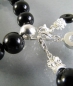Preview: Intermediate part,Sterling Silver,bead,Ø ca. 8 mm,bored,with loop