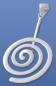 Preview: Donut holder,spiral,round,diameter ca. 25 mm,925 Sterling Silver,item number 3421DP.