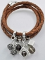 Preview: Double ring,diameter ca. 8/5,5 mm and ca. 6/3,4 mm,925 Sterling Silver,item number 3594D (application example).
