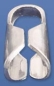 Preview: End cap,standard,for diameter 3 mm,925 Sterling Silver,item number 3542.