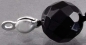 Preview: Click-capsules,outer diameter ca. 4 mm,with closed thread-hole,with closed ring,925 Sterling Silver,10 pieces,item number 3506A-10 (application example,closed).