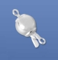 Preview: Closure,round bead lock,diameter ca. 6 mm,925 Sterling Silver,item number 3514A.