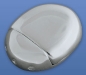Preview: Magnetic lock,oval,width ca. 11 mm,length ca. 15 mm,925 Sterling Silver,item number 3495.