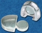 Preview: Magnetic lock,oval,width ca. 9 mm,length ca. 16 mm,925 Sterling Silver,item number 3498 (detail).