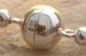 Preview: Magnetic lock,ball,diameter ca. 16 mm,925 Sterling Silver,item number 3492C (application example).