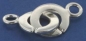 Preview: Ring-ring-lock,diameter ca. 10 mm,925 Sterling Silver,1 pair,item number 3517A.