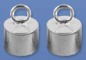 Preview: Ringhülsen,Länge ca. 10 mm,Innendurchmesser ca. 6,2 mm,925er Sterling Silber,2 Stücke,Artikelnummer 3529I-2.