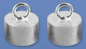 Preview: Ringhülsen,Länge ca. 10 mm,Innendurchmesser ca. 7,2 mm,925er Sterling Silber,2 Stücke,Artikelnummer 3529J-2.