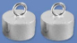 Preview: Ringhülsen,Länge ca. 10 mm,Innendurchmesser ca. 8,2 mm,925er Sterling Silber,2 Stücke,Artikelnummer 3529L-2.