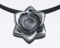 Preview: Intermediate part,ethno style,rose,diameter ca. 20 mm,for max. 2 mm band diameter,925 Sterling Silver,item number 3830.