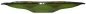 Preview: Glass bowl,light green,dark green,white,yellow,ca. 29 x 29 cm,height ca. 5 cm,item number 110011,manufactured in our own studio in Goettingen,Germany.