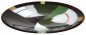 Preview: Glass platter,black,white,dark green,green,clear,yellow,amber,red,diameter ca. 37 cm,height ca. 3,5 cm,item number 110901,manufactured in our own studio in Goettingen,Germany.