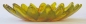 Preview: Glass bowl " Sunflower ",yellow,dark yellow,light amber,amber,dark amber,brown,diameter ca. 20 cm,height ca. 4,5 cm,item number 120029,manufactured in our own studio in Goettingen,Germany.