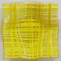 Preview: Glass bowl,canary yellow,spring green,white,clear,ca. 13 x 13 cm,height ca. 4 cm,item number 120030,manufactured in our own studio in Goettingen,Germany (image 2).