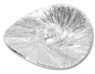 Preview: Discs,wavy,thickness ca. 0,5 mm,outer diameter ca. 12 mm,925 Sterling Silver,frosted,10 pieces,item number 3824J-10.