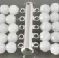 Preview: Stick magnetic lock " Cylinder ",ca. 34 x 12 mm,for 5-row chain,925 Sterling Silver,item number 3509B.