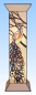 Preview: Floor lamp " Peacock ",height ca. 96 cm