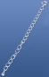 Preview: Extension chain with spring washer,length ca. 80 mm,link diameter ca. 4 mm,925 Sterling Silver,item number 3598F.