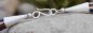 Preview: Endkappe,Kegel,ca. 11 x 23 mm,mit Loch,925er Sterling Silber,gebürstet,Artikelnummer 3483B (Anwendungsbeispiel).