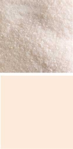 Bullseye fine frit,COE 90,opalescent,light peach cream,code 0034,ca. 100 g