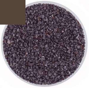 Optul Glass,float frit,granulate 4,medium coarse,COE 82,transparent,deer brown,code 0105,ca. 100 g,item number 3590624.
