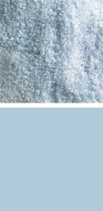 Bullseye fine frit,COE 90,opalescent,powder blue,code 0108,ca. 100 g