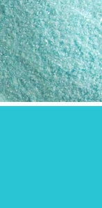 Bullseye fine frit,COE 90,opalescent,turquoise blue,code 0116,ca. 100 g