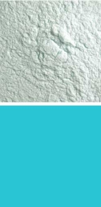 Bullseye Puder,AK 90,opalescent,türkisblau,Code 0116,ca. 100 g
