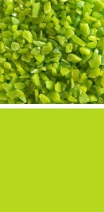Bullseye coarse frit,COE 90,opalescent,spring green,code 0126,ca. 100 g