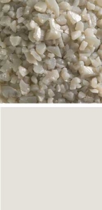 Bullseye coarse frit,COE 90,opalescent,driftwood gray,code 0132,ca. 100 g