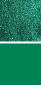 Bullseye fine frit,COE 90,opalescent,jade green,code 0145,ca. 100 g