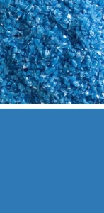 Bullseye medium frit,COE 90,opalescent,egyptian blue,code 0164,ca. 100 g