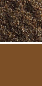 Bullseye medium frit,COE 90,opalescent,woodland brown,code 0203,ca. 100 g