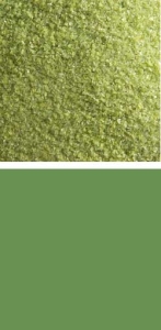 Bullseye fine frit,COE 90,opalescent,olive green,code 0212,ca. 100 g
