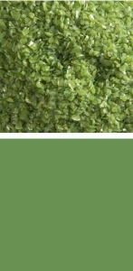 Bullseye medium frit,COE 90,opalescent,olive green,code 0212,ca. 100 g
